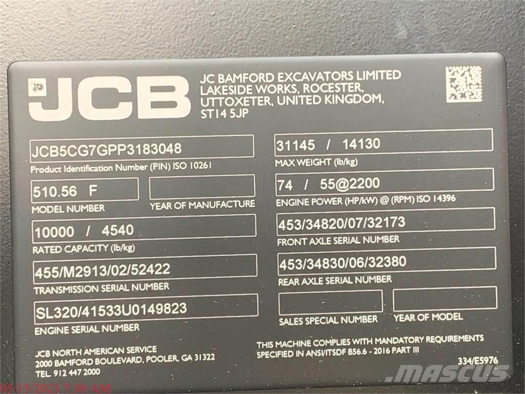 JCB 510-56 Manipulador telescópico
