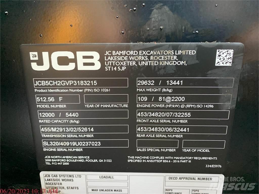 JCB 512-56 Manipulador telescópico