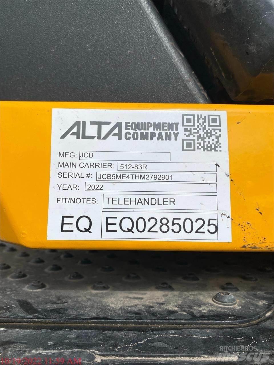 JCB 512-83R Manipulador telescópico