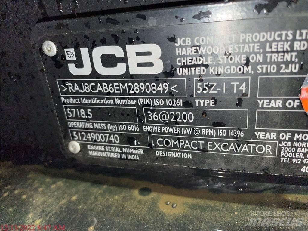 JCB 55Z-1 Miniescavadeiras