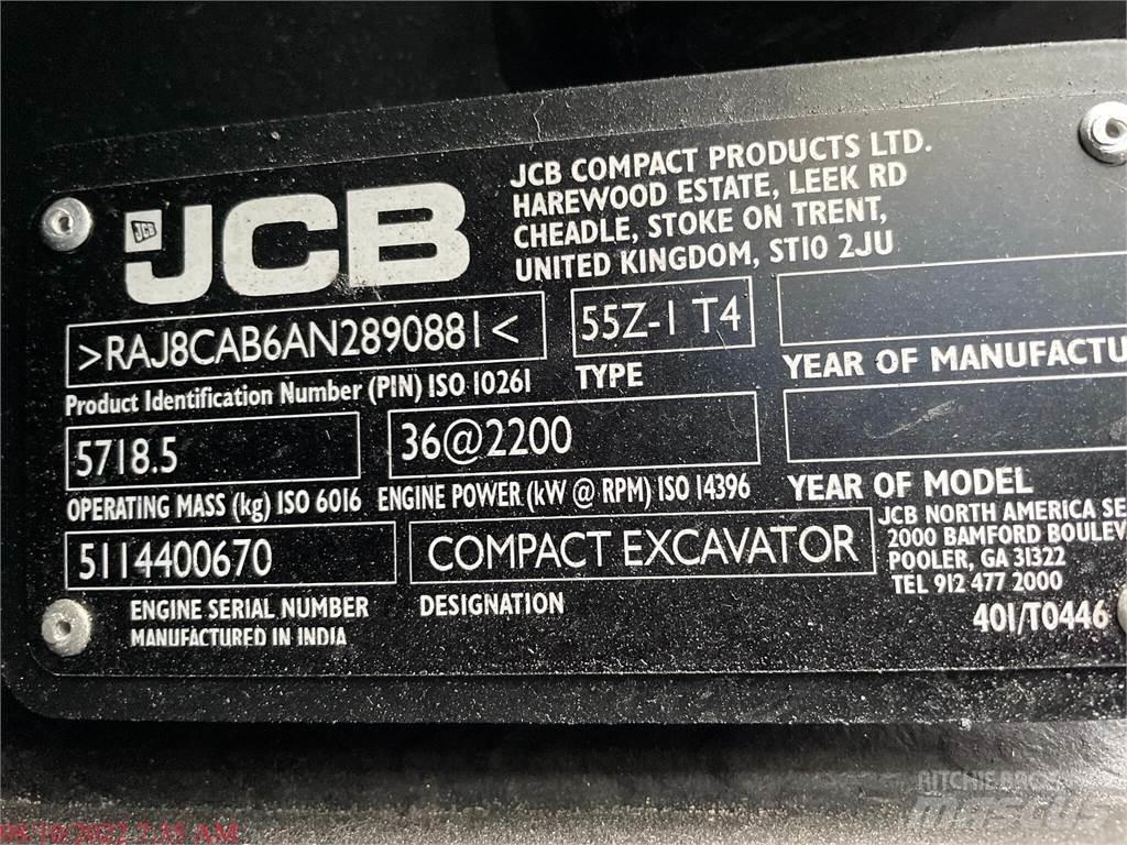 JCB 55Z-1 Miniescavadeiras
