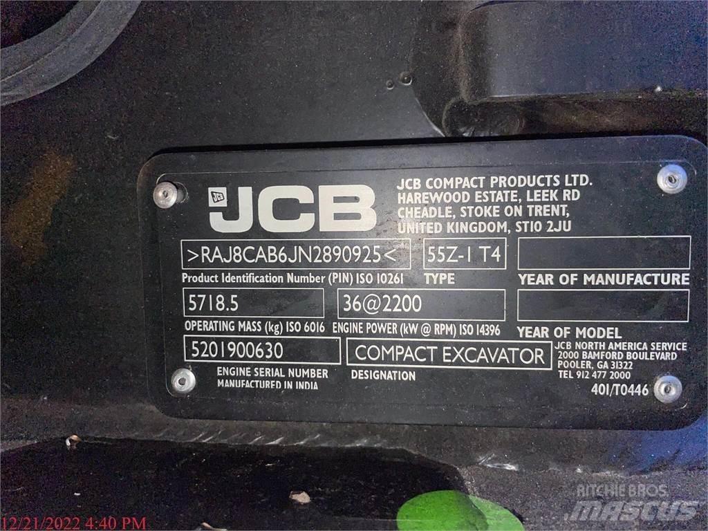 JCB 55Z-1 Miniescavadeiras