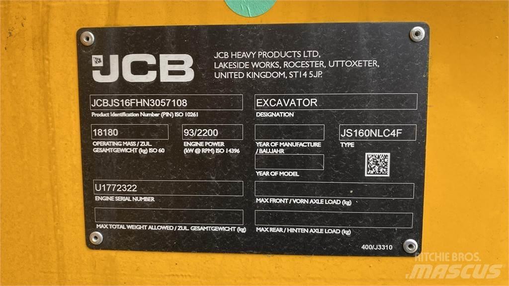 JCB JS160 Escavadeiras de esteiras