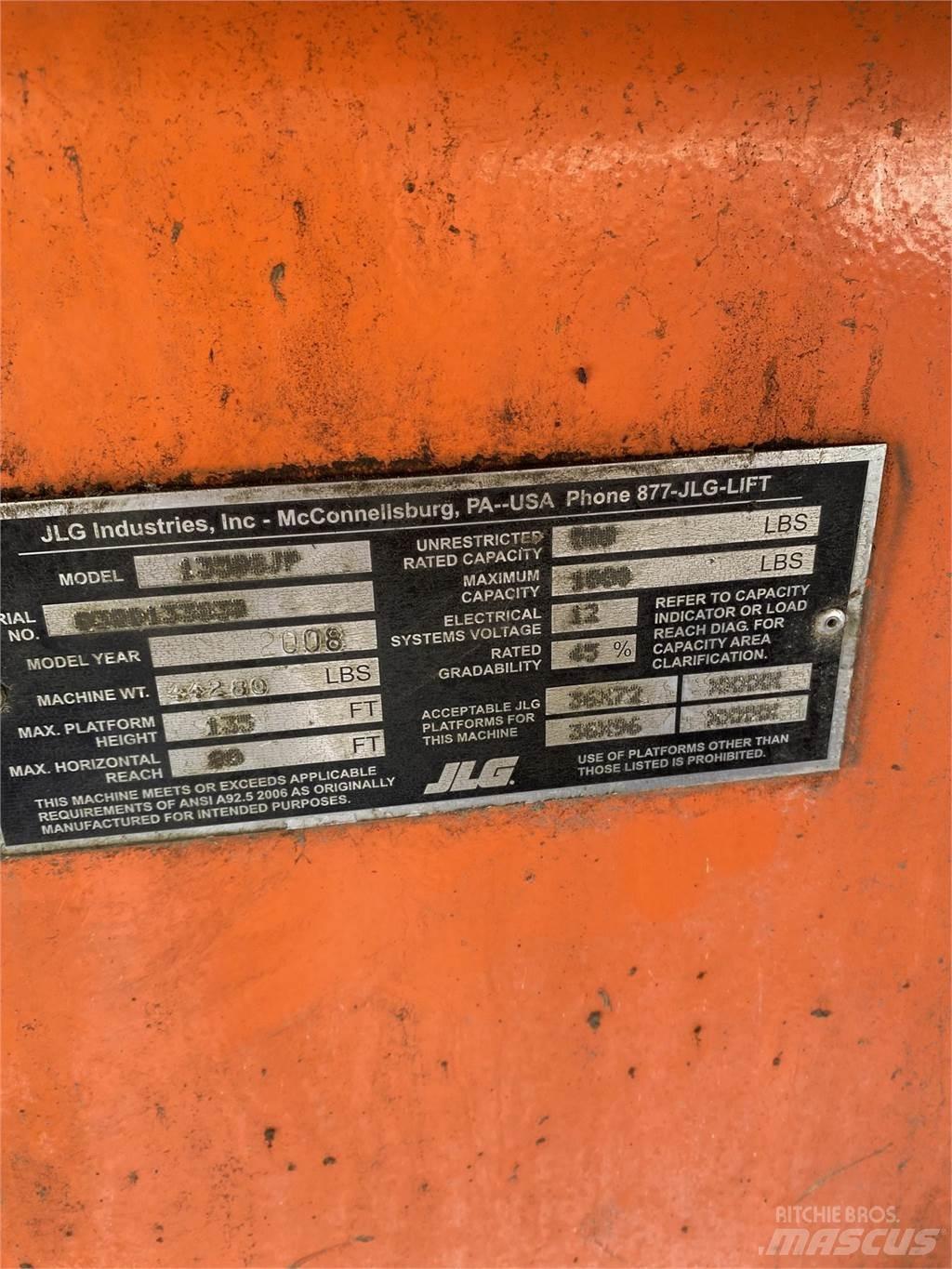 JLG 1350SJP Elevadores braços Telescópicos