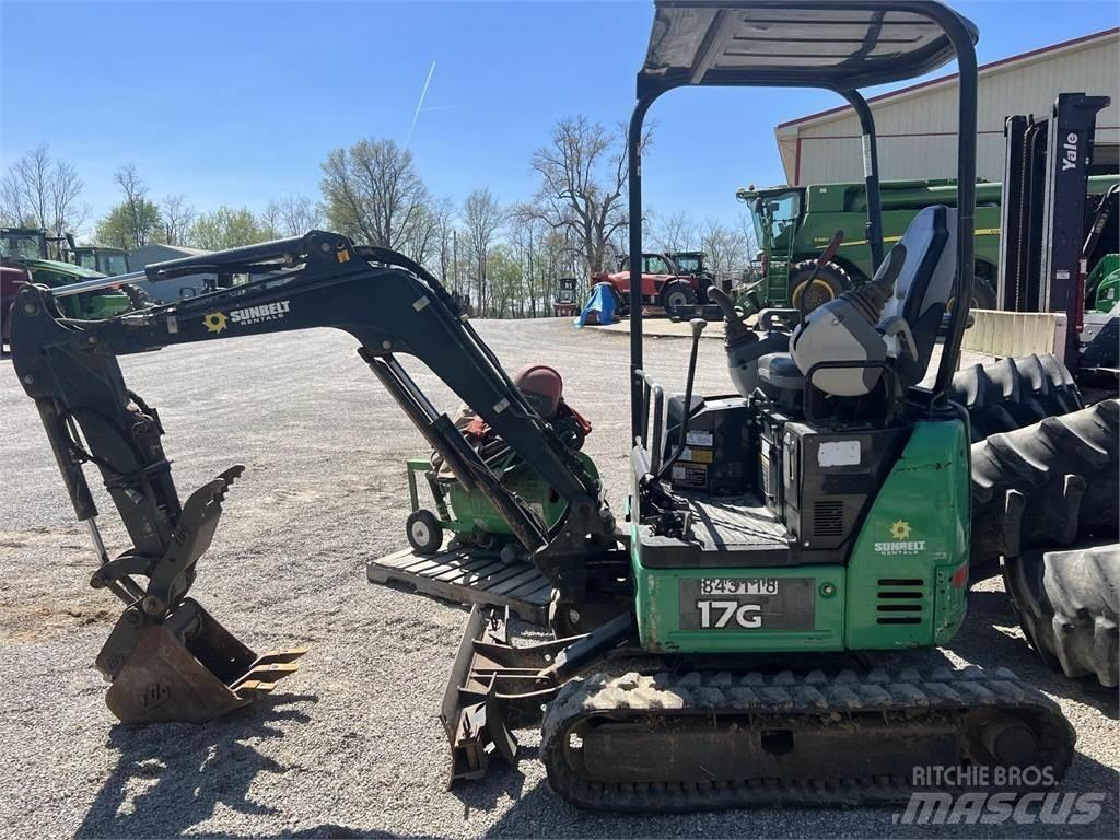 John Deere 17G Miniescavadeiras