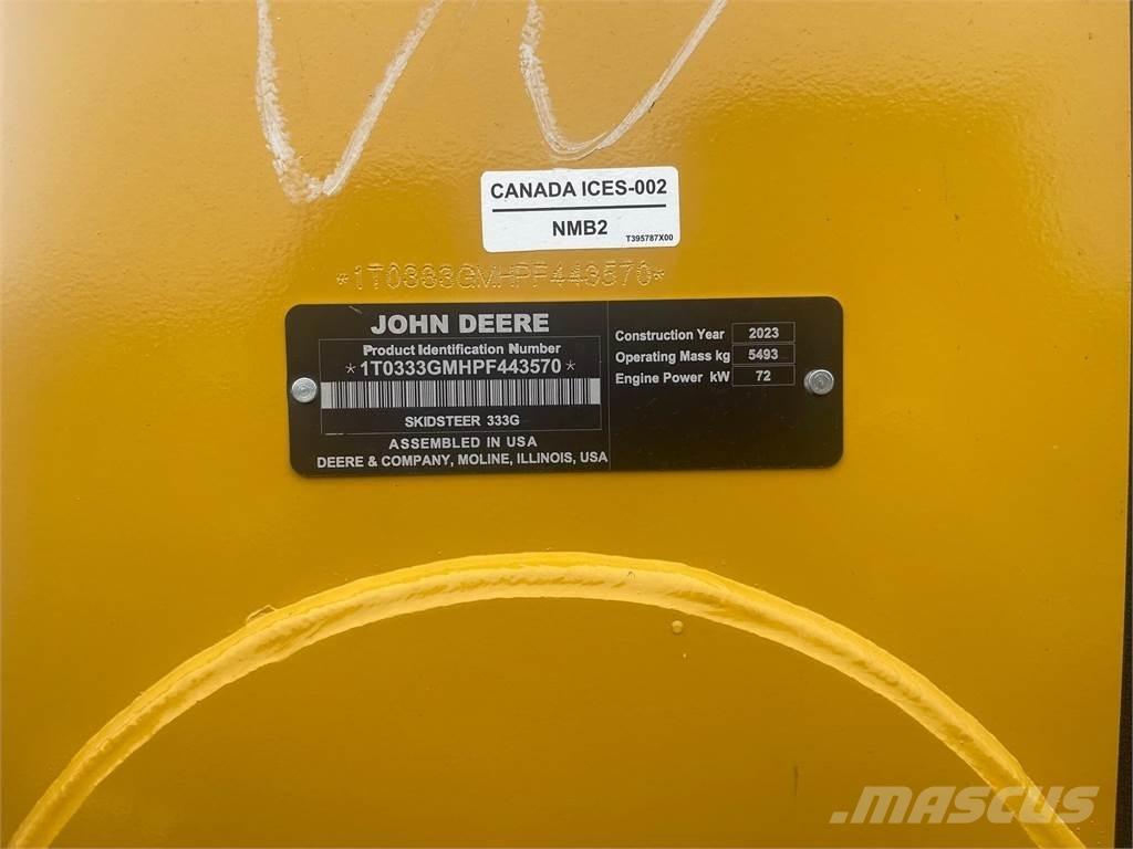 John Deere 333G Minicarregadeiras