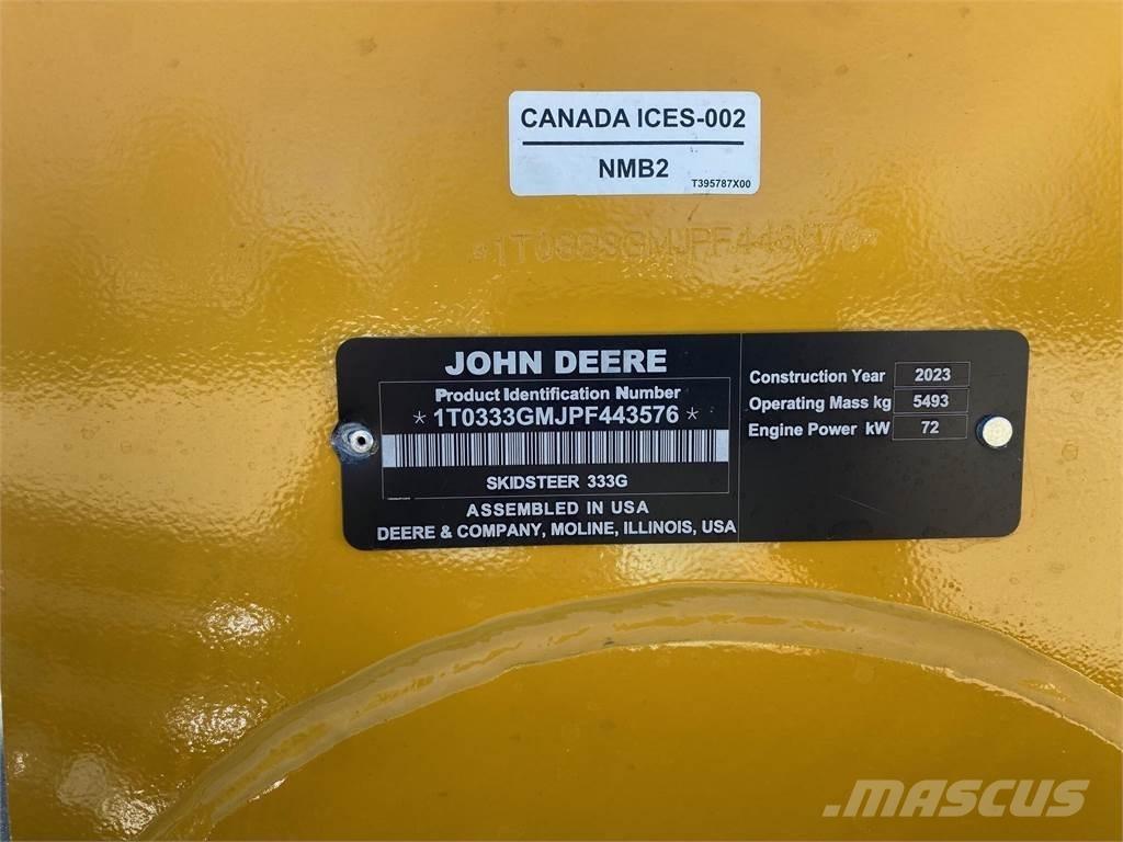 John Deere 333G Minicarregadeiras