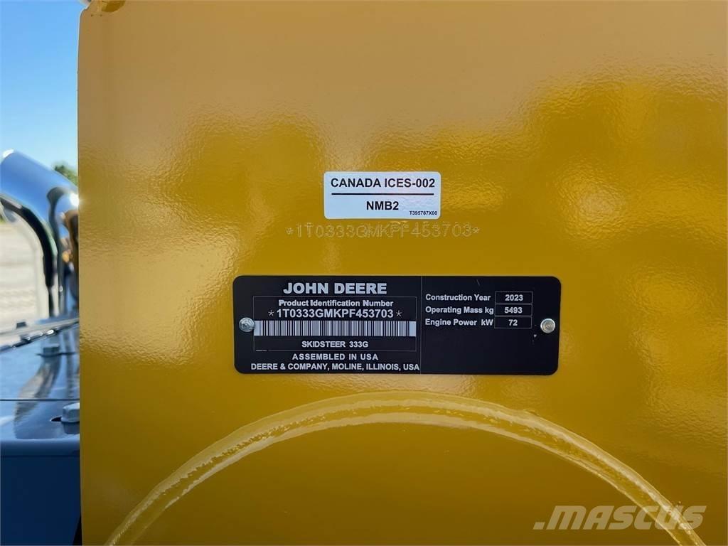 John Deere 333G Minicarregadeiras