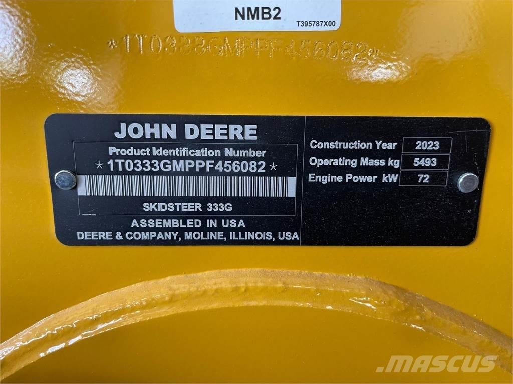 John Deere 333G Minicarregadeiras