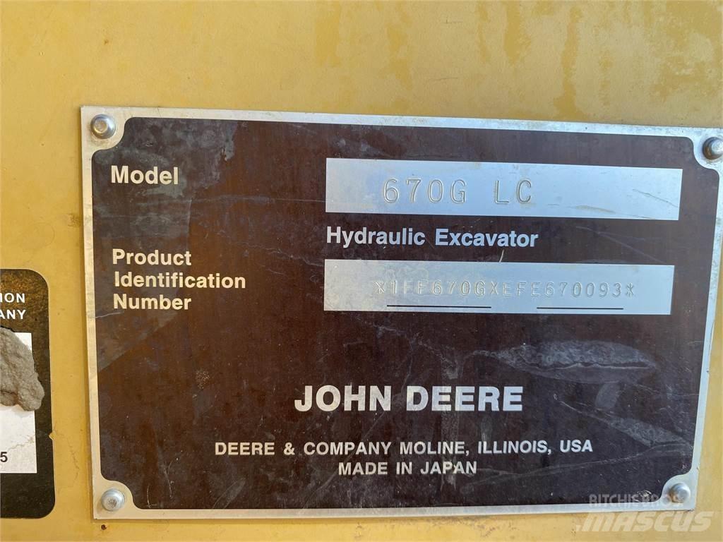 John Deere 670G LC Escavadeiras de esteiras