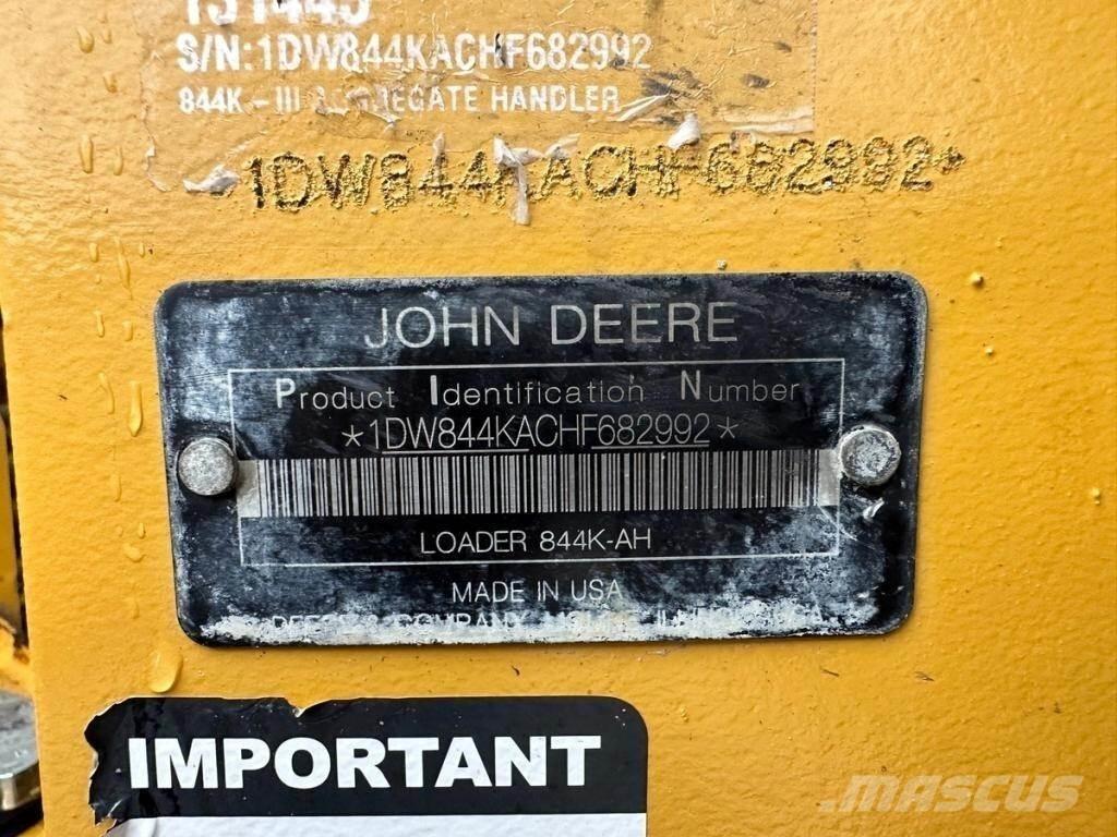 John Deere 844KIII Carregadeiras de rodas