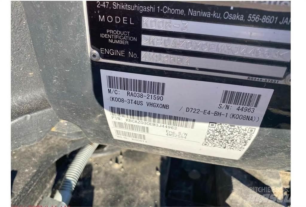 Kubota K008 Miniescavadeiras
