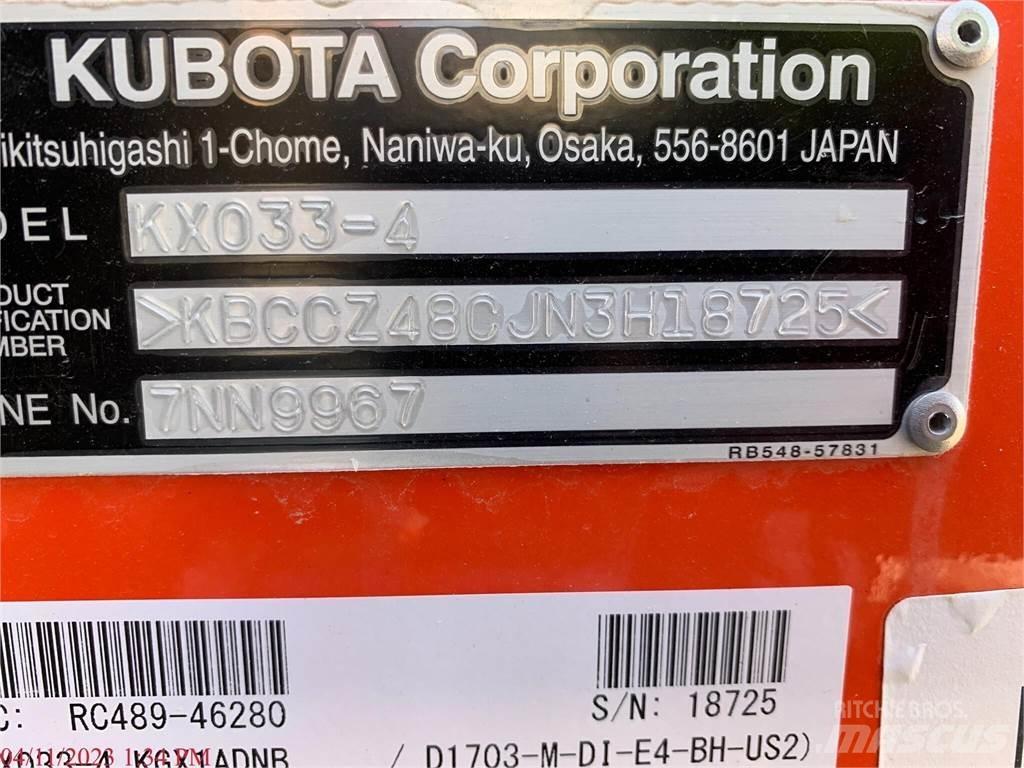 Kubota KX033-4 Miniescavadeiras