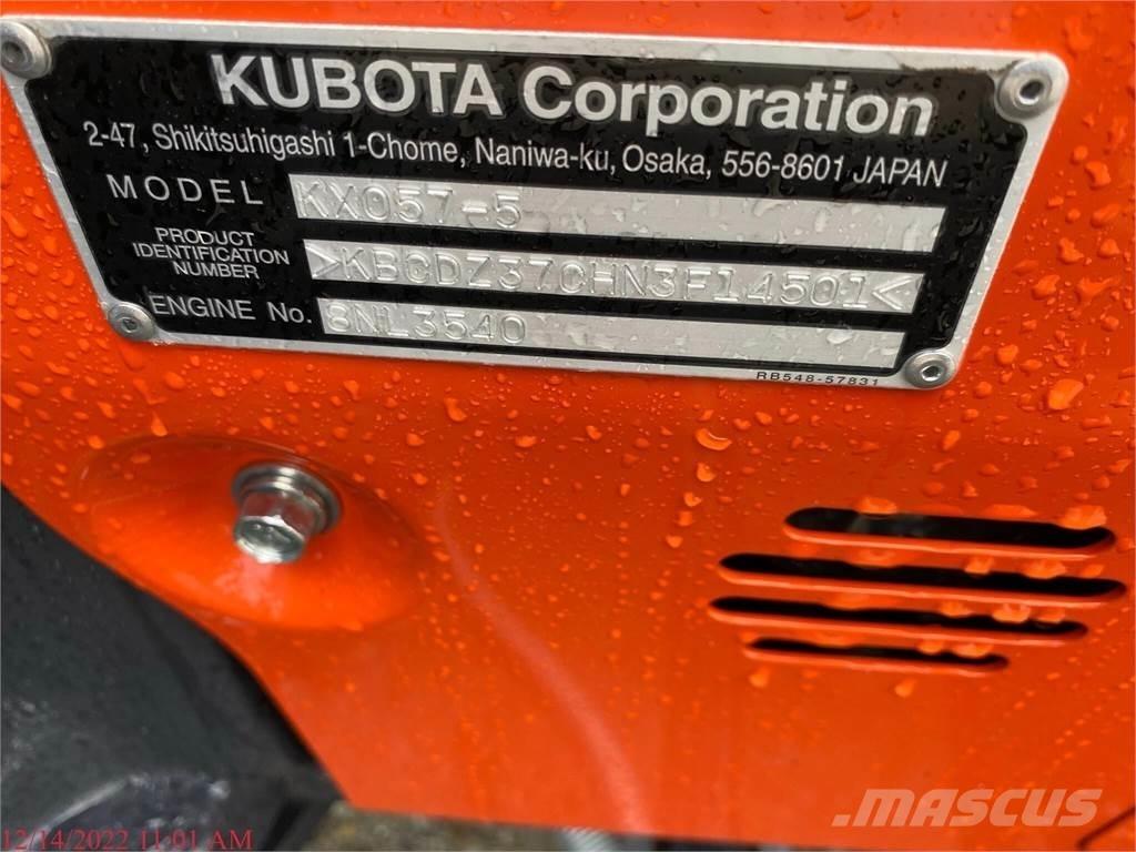 Kubota KX057-5 Escavadeiras de esteiras
