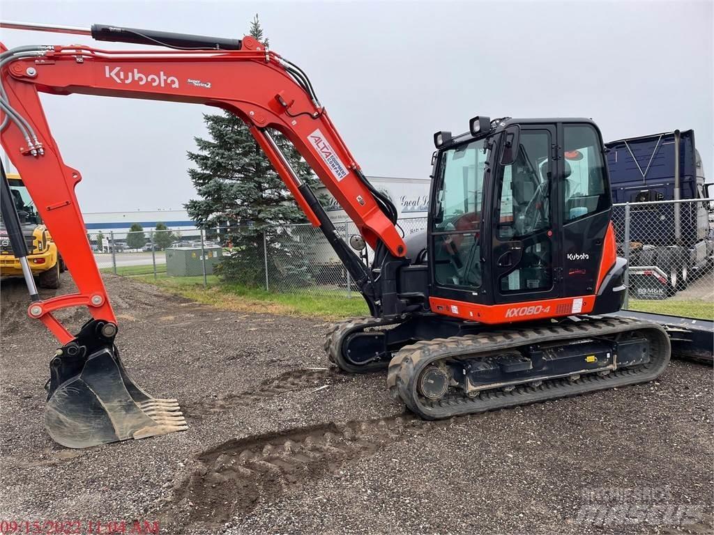Kubota KX080-4 Escavadeiras de esteiras