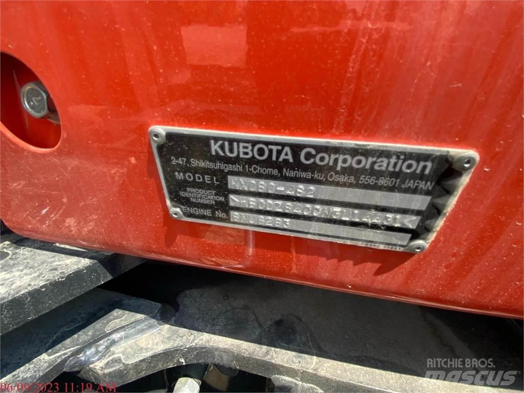 Kubota KX080-4 Escavadeiras de esteiras