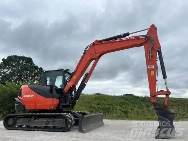 Kubota KX080-4A Escavadeiras de esteiras