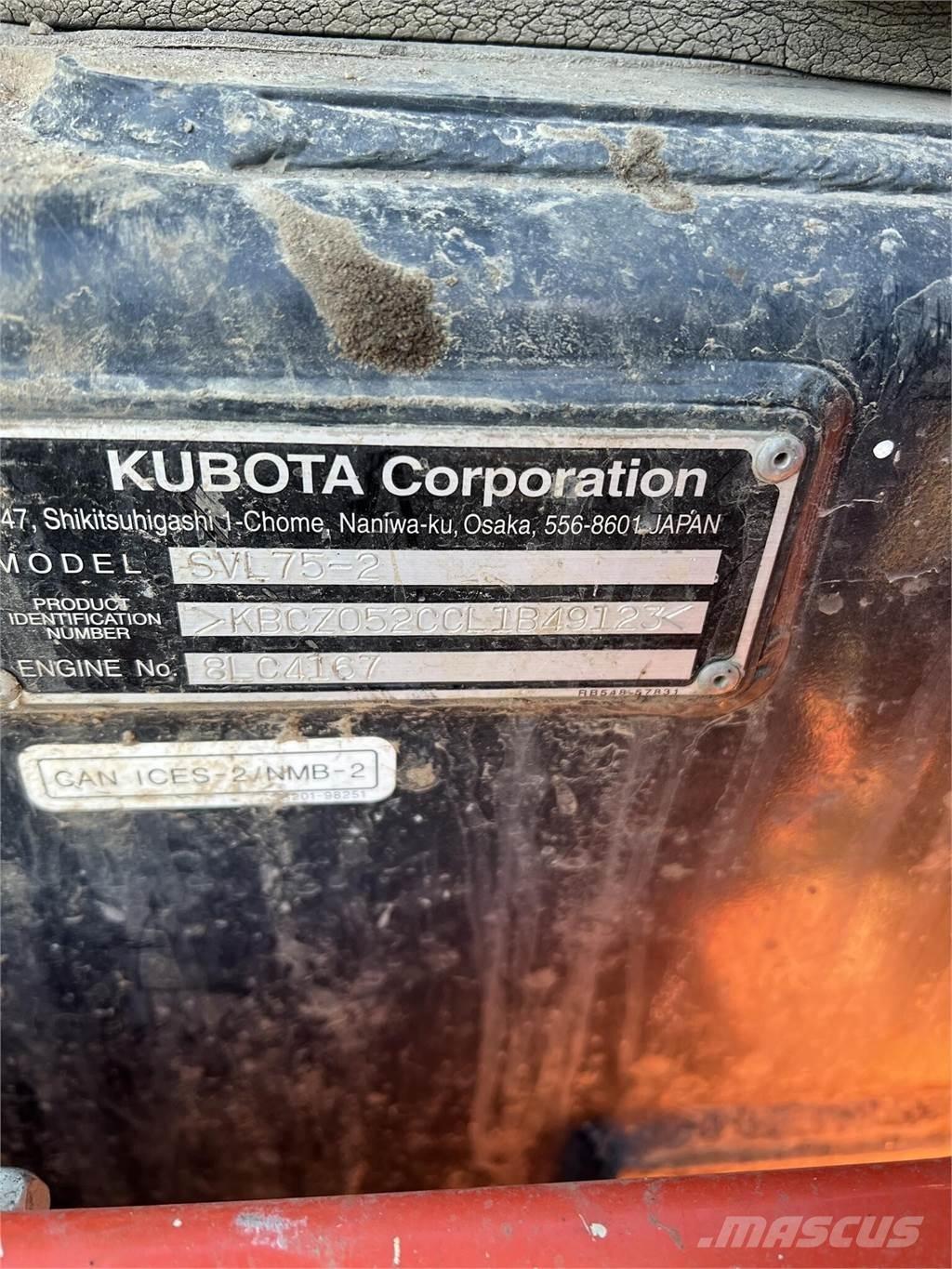 Kubota SVL75-2 Minicarregadeiras