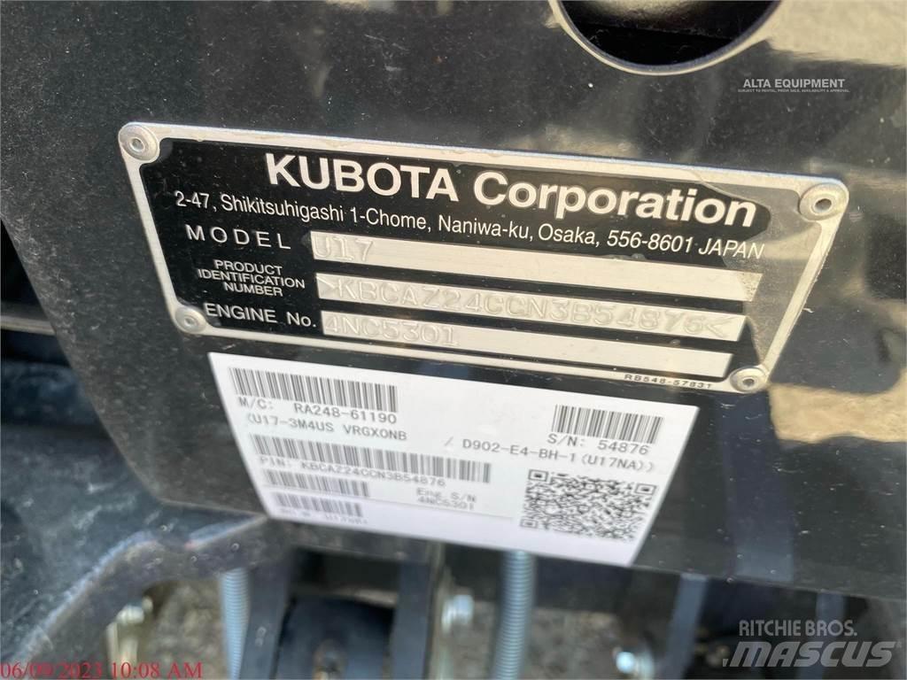 Kubota U17 Miniescavadeiras