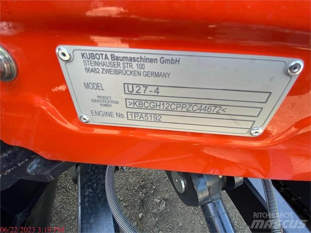 Kubota U27-4 Miniescavadeiras