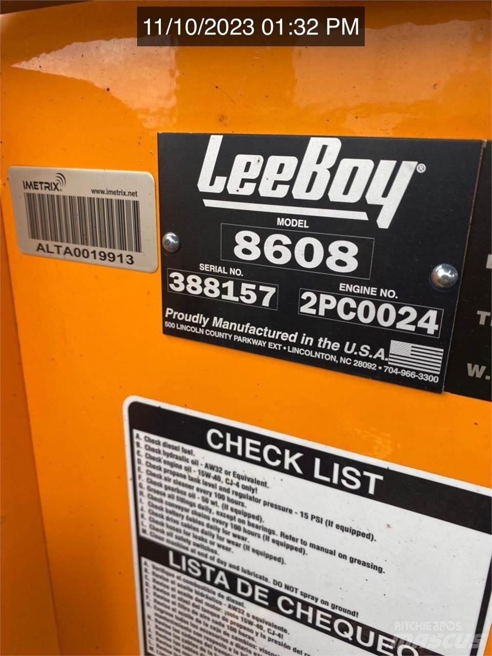 LeeBoy 8608 Espalhadoras de asfalto