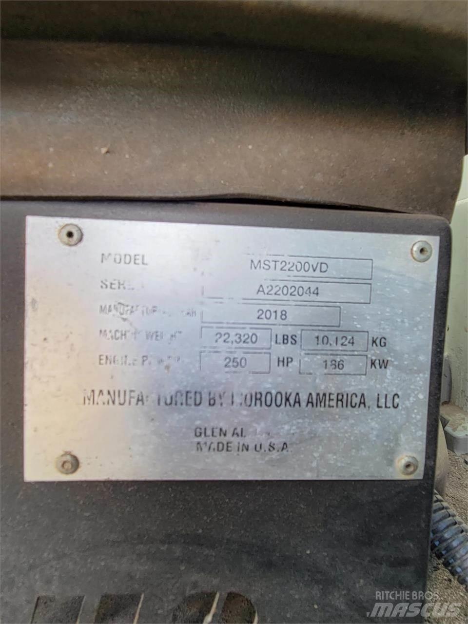Morooka MST2200VD Dumpers de rastos