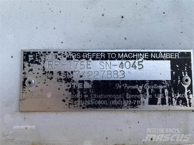 Roadtec RP175 Espalhadoras de asfalto