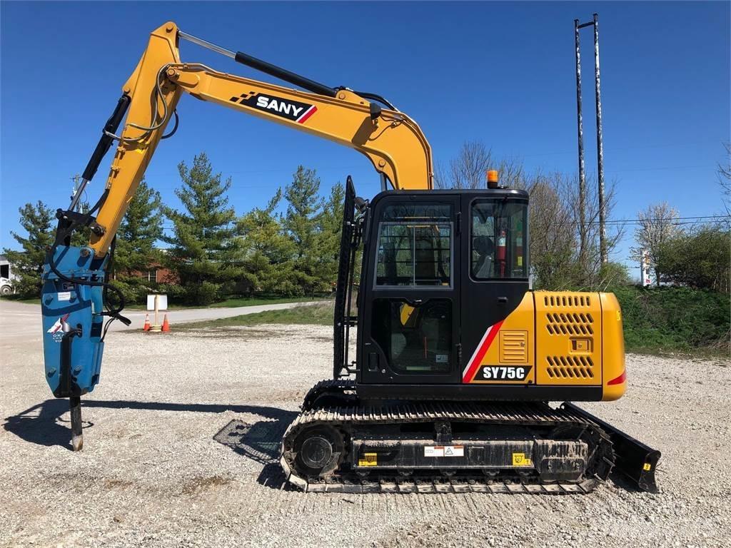 Sany SY75C Escavadeiras de esteiras