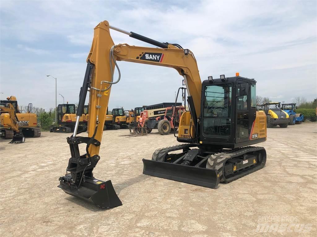 Sany SY75C Escavadeiras de esteiras