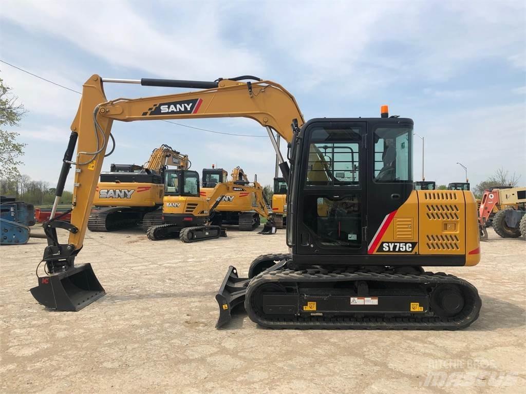 Sany SY75C Escavadeiras de esteiras