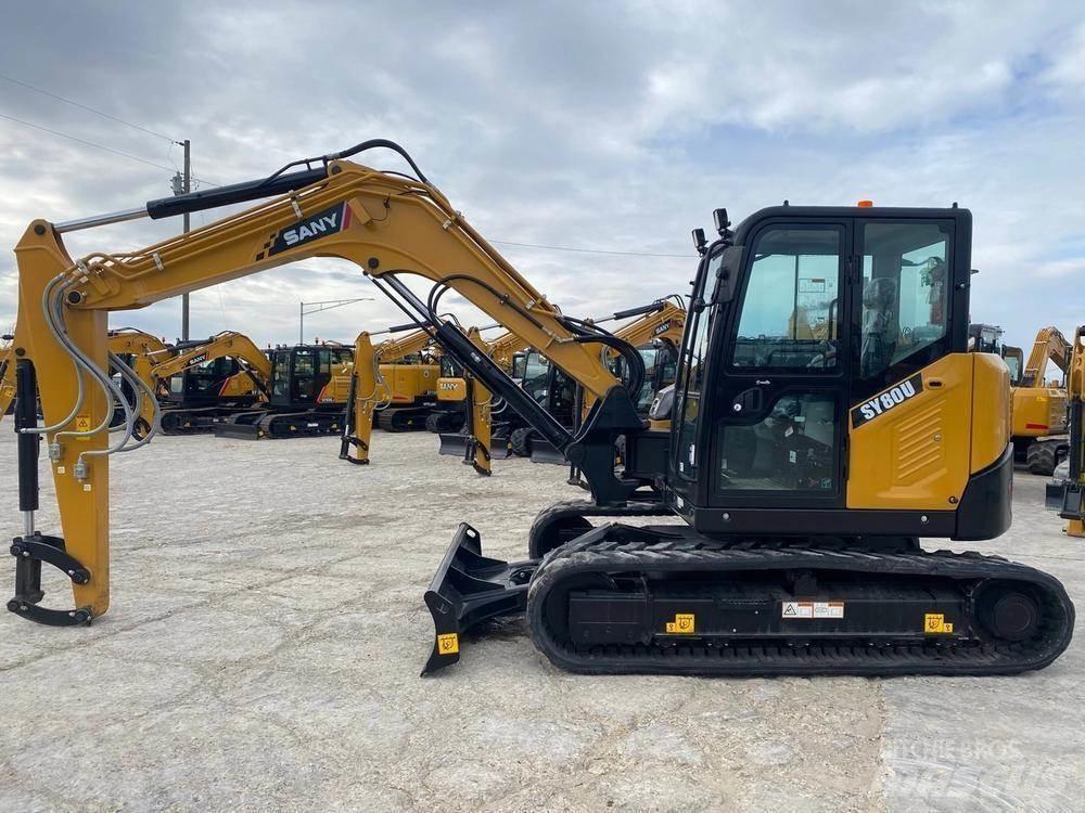 Sany SY80U Escavadeiras de esteiras