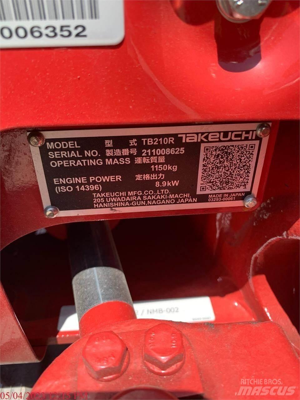 Takeuchi TB210R Miniescavadeiras