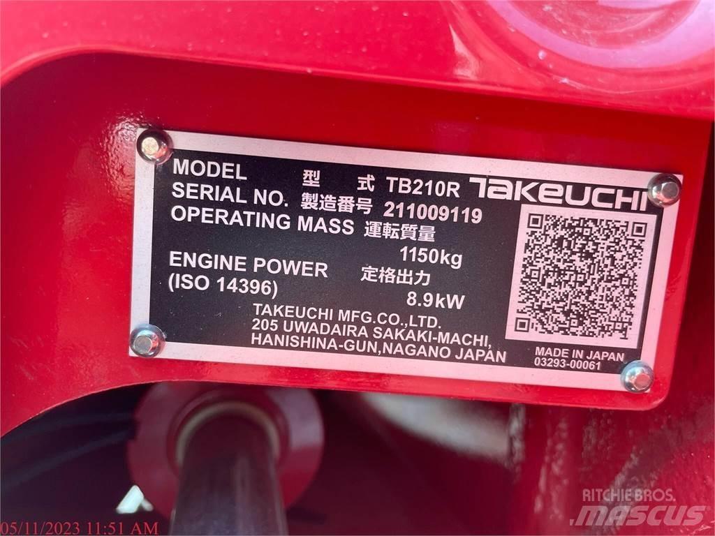 Takeuchi TB210R Miniescavadeiras