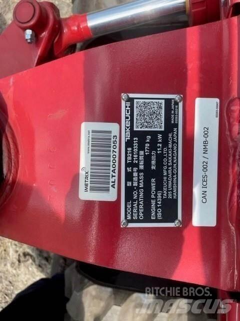 Takeuchi TB216 Miniescavadeiras