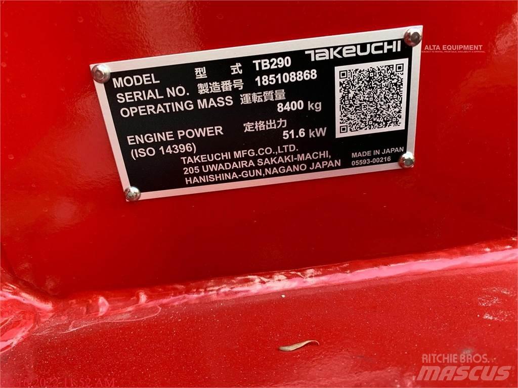 Takeuchi TB290 Escavadeiras de esteiras