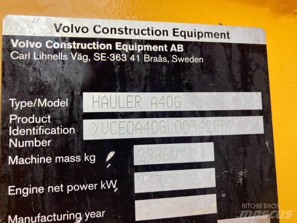 Volvo A40G Caminhões articulados