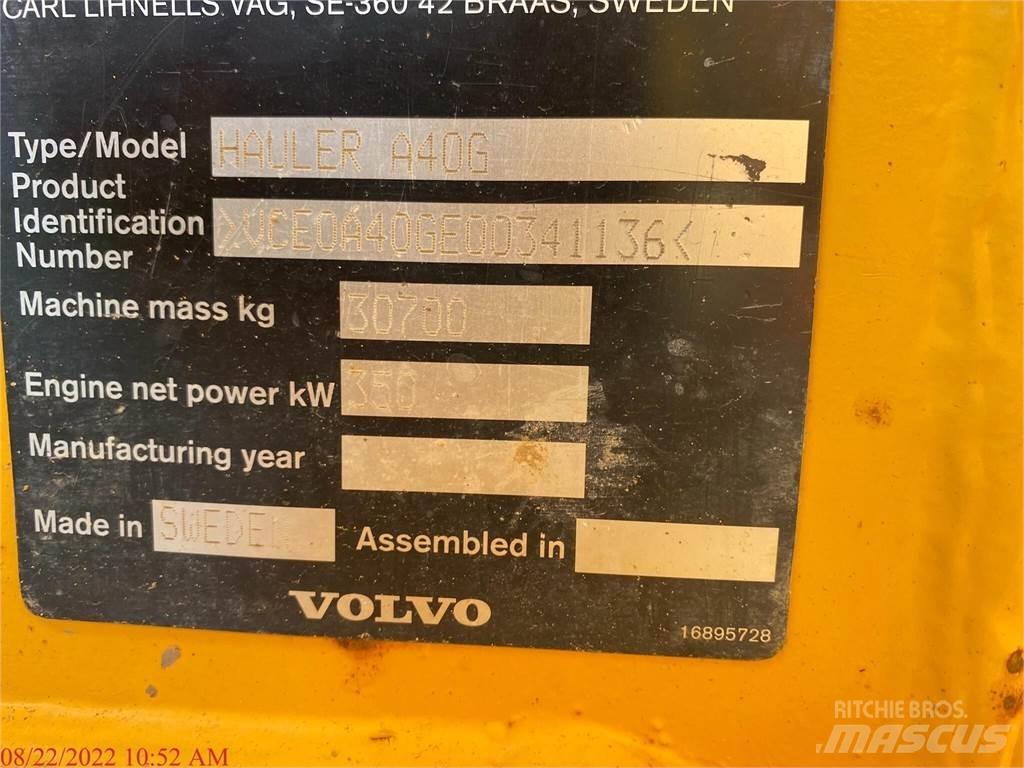 Volvo A40G Caminhões articulados