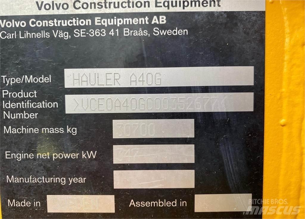 Volvo A40G Caminhões articulados
