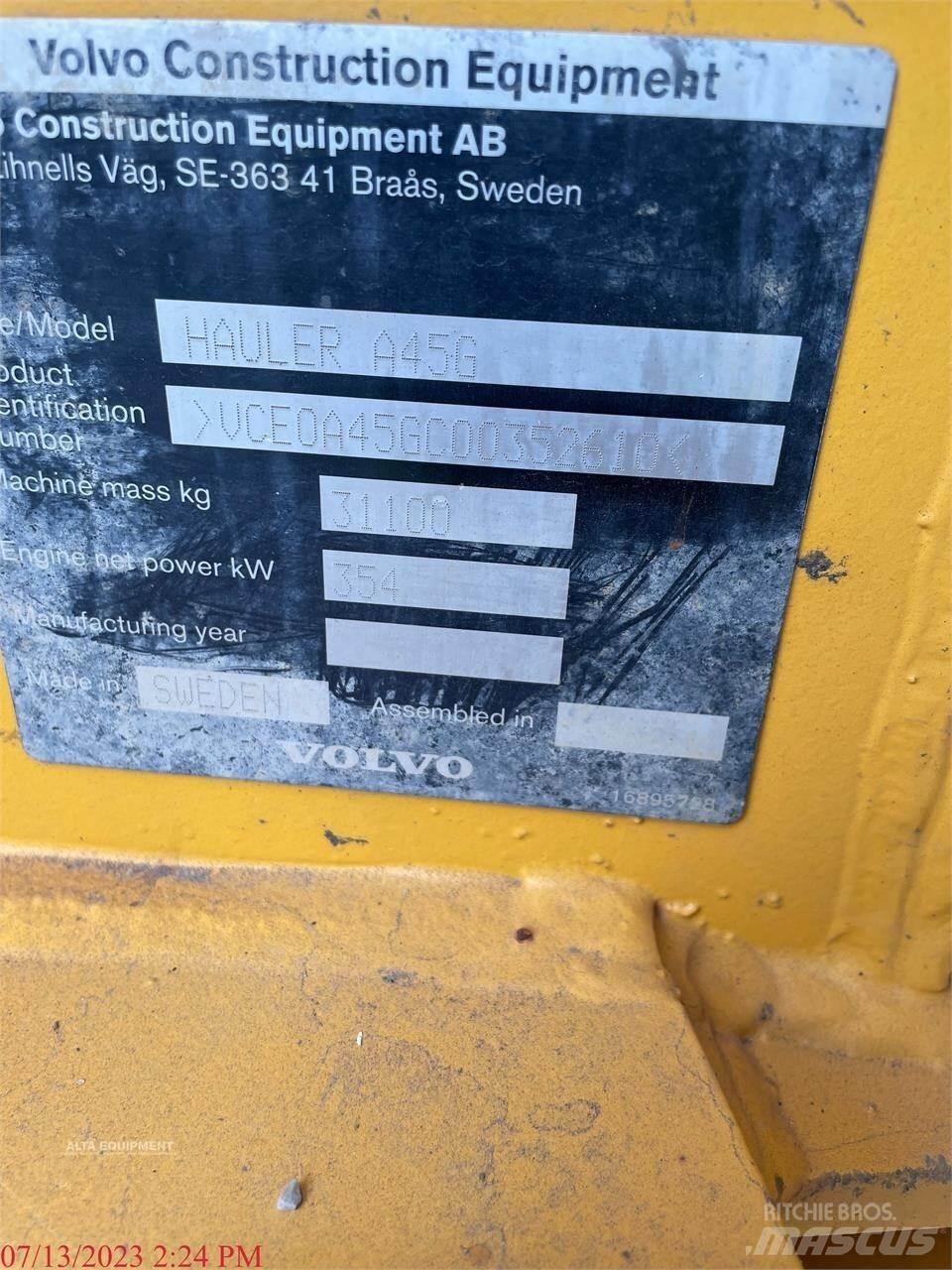 Volvo A45G Caminhões articulados
