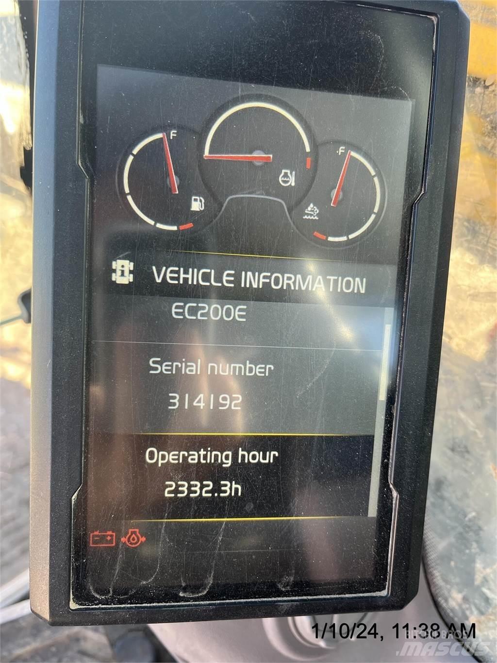 Volvo EC200EL Escavadeiras de esteiras