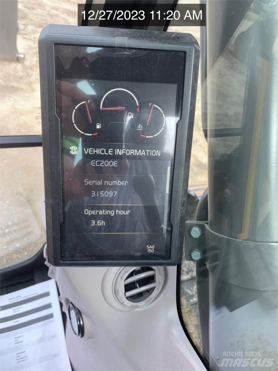 Volvo EC200EL Escavadeiras de esteiras