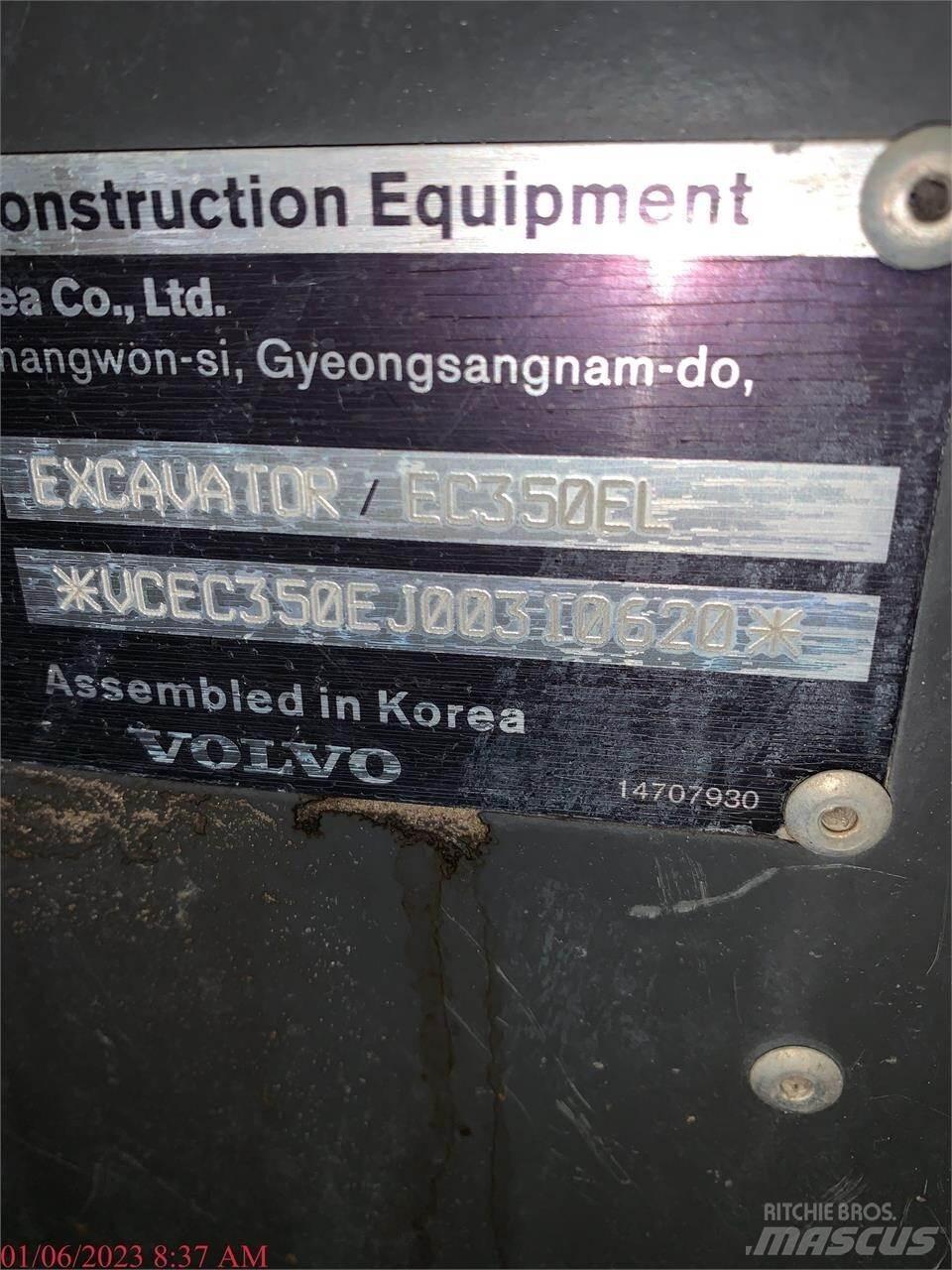 Volvo EC350EL Escavadeiras de esteiras