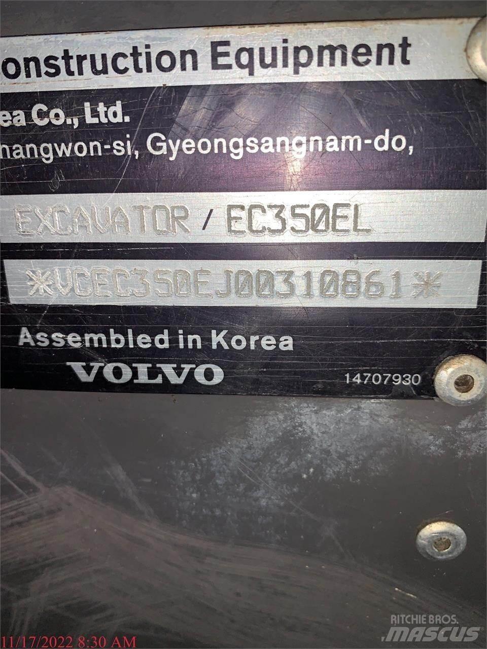 Volvo EC350EL Escavadeiras de esteiras