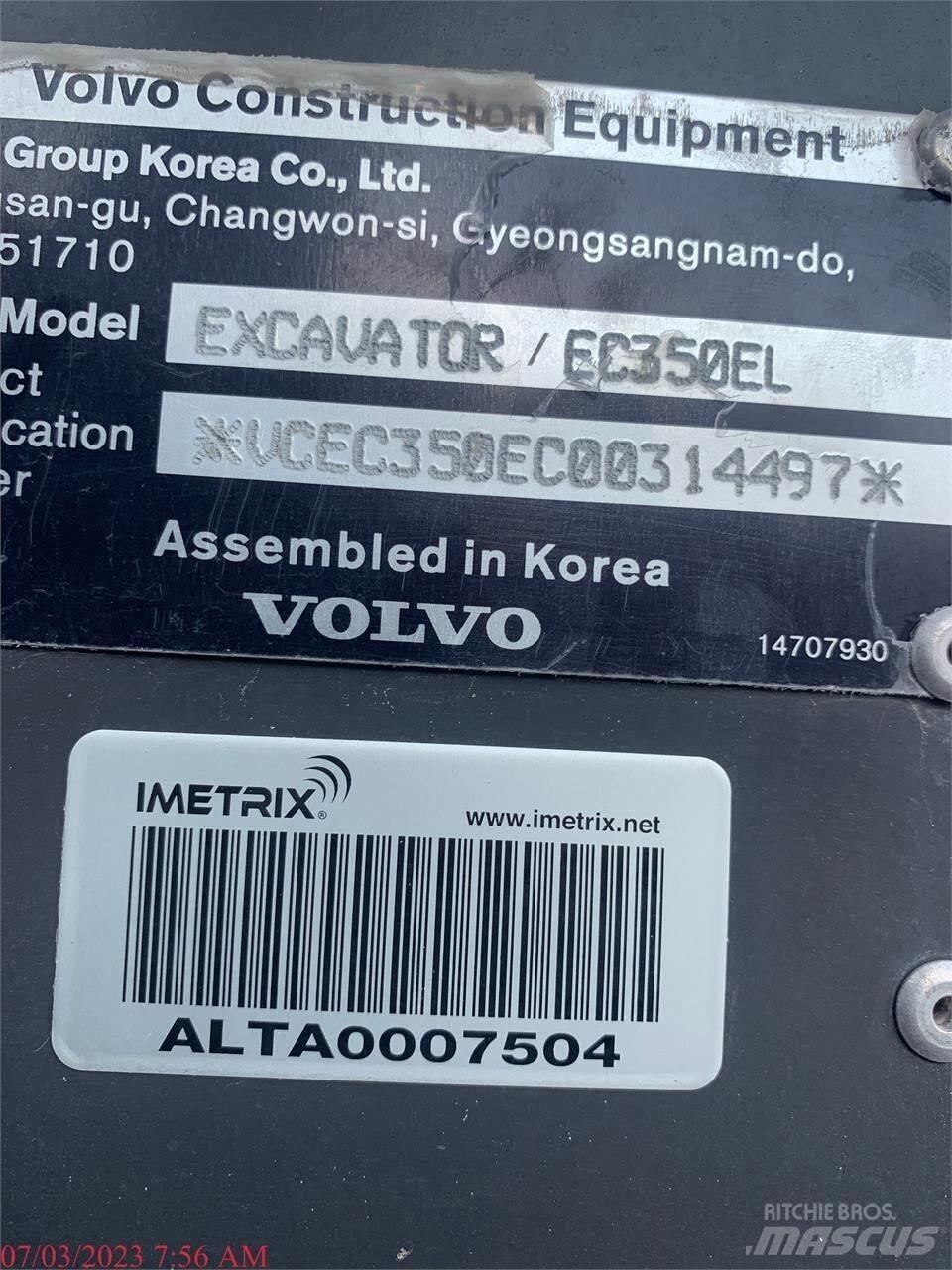 Volvo EC350EL Escavadeiras de esteiras