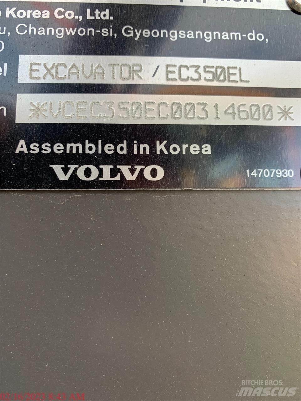 Volvo EC350EL Escavadeiras de esteiras