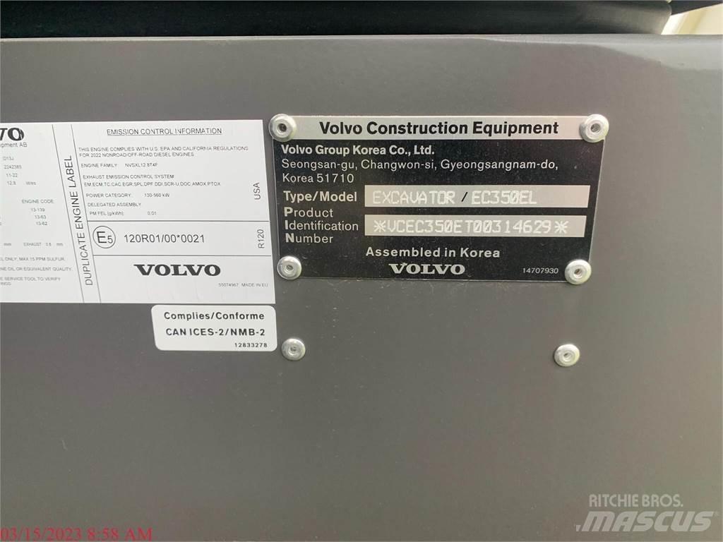 Volvo EC350EL Escavadeiras de esteiras