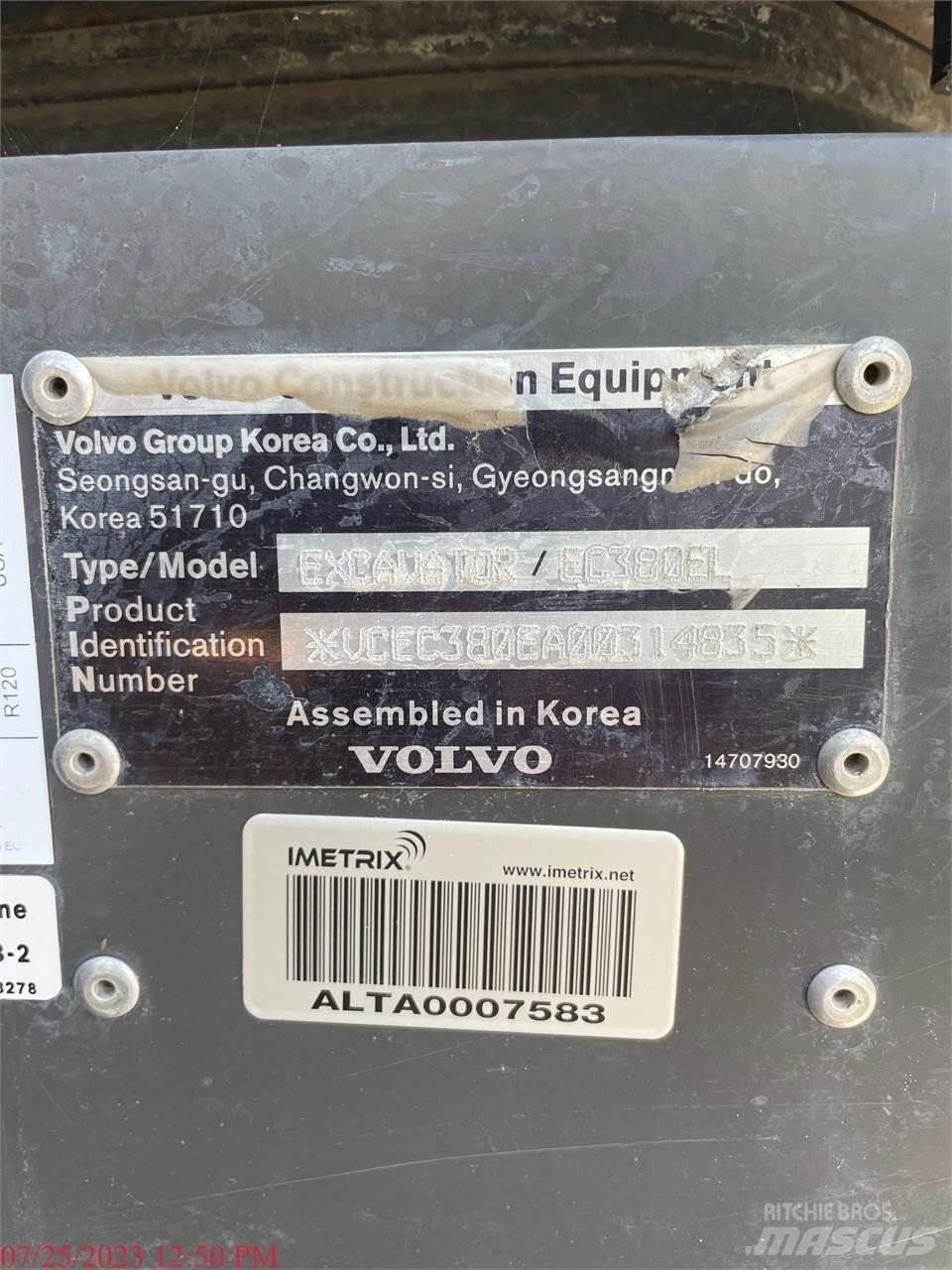 Volvo EC380EL Escavadeiras de esteiras