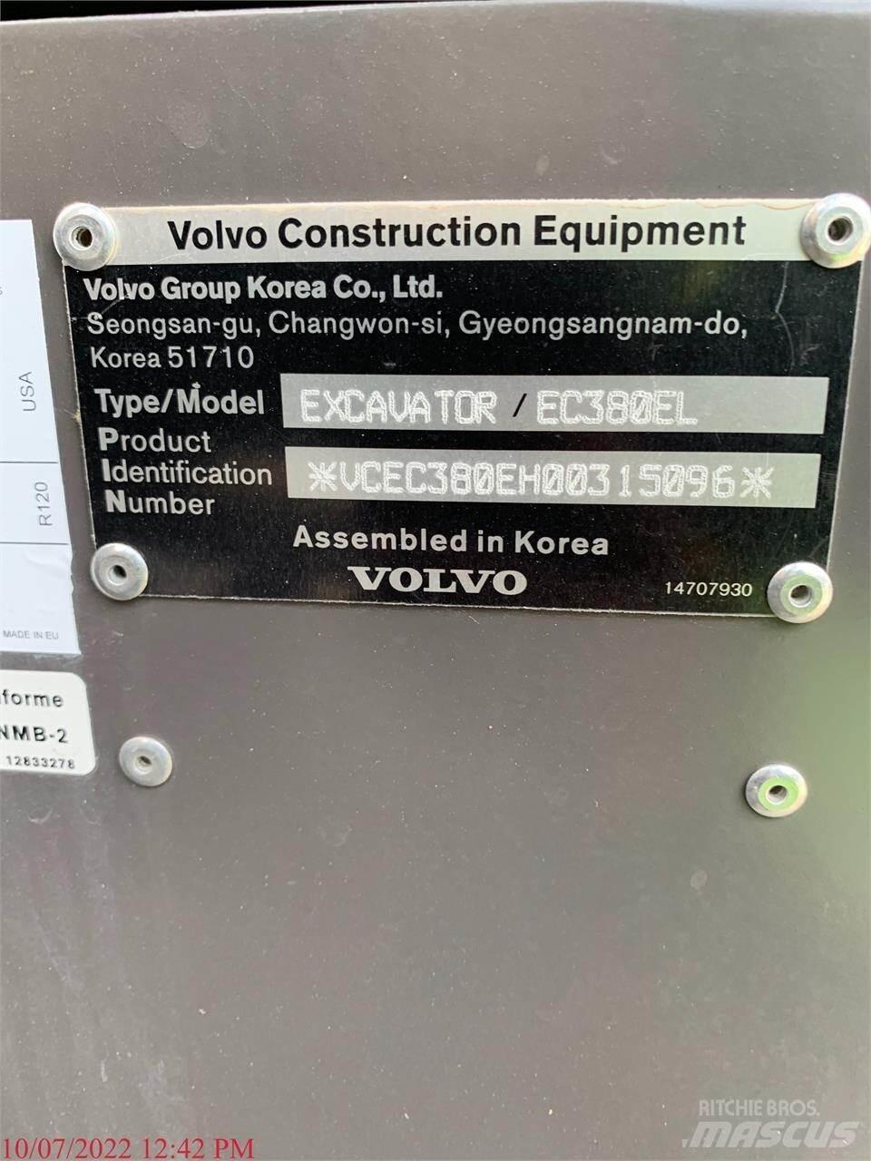 Volvo EC380EL Escavadeiras de esteiras