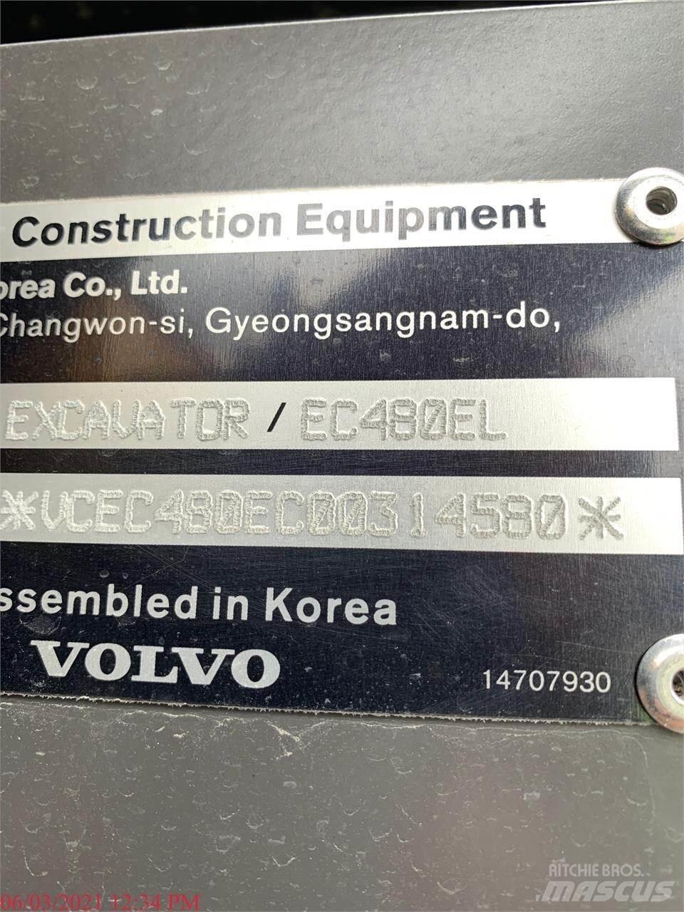 Volvo EC480EL Escavadeiras de esteiras