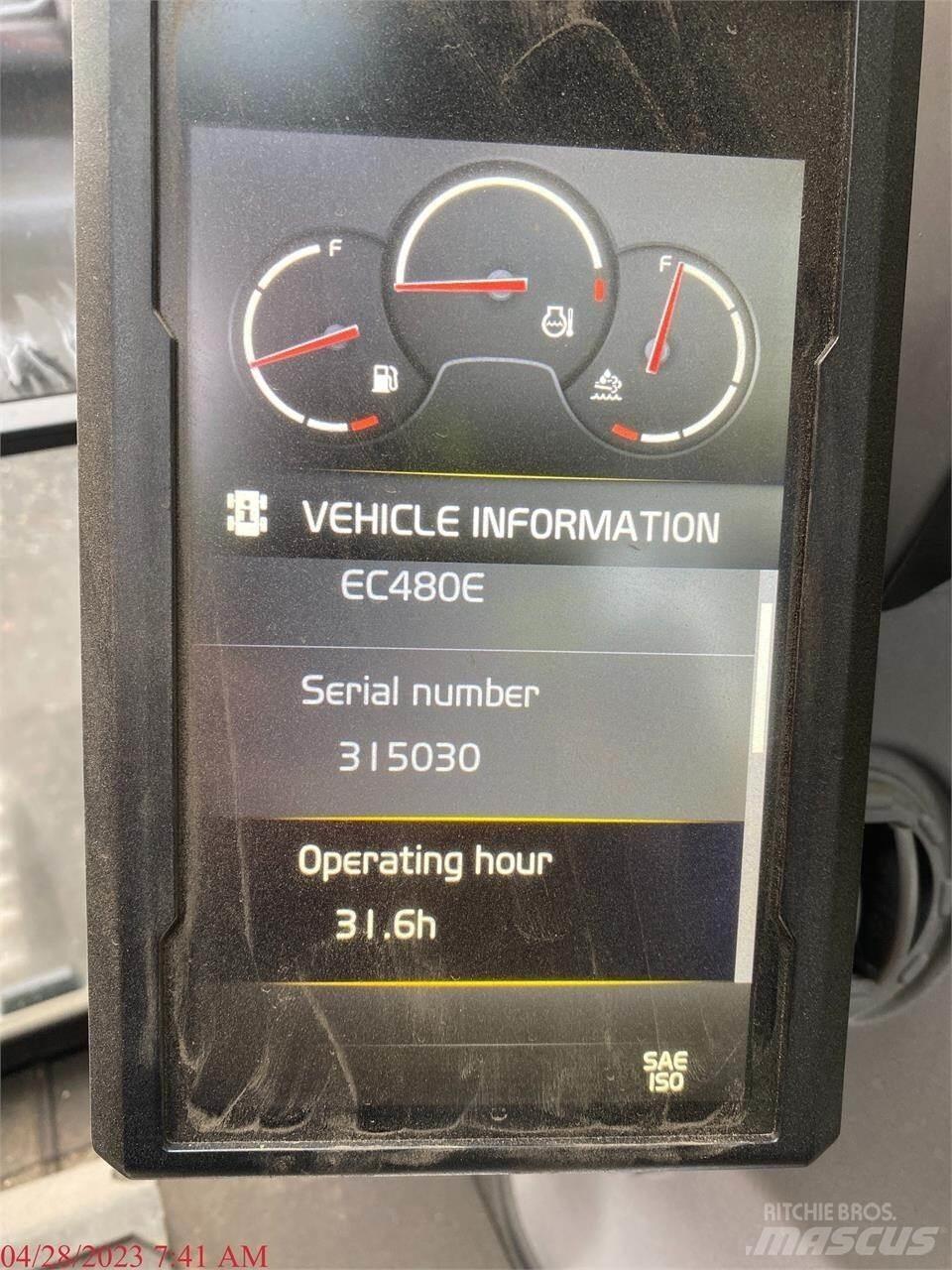 Volvo EC480EL Escavadeiras de esteiras